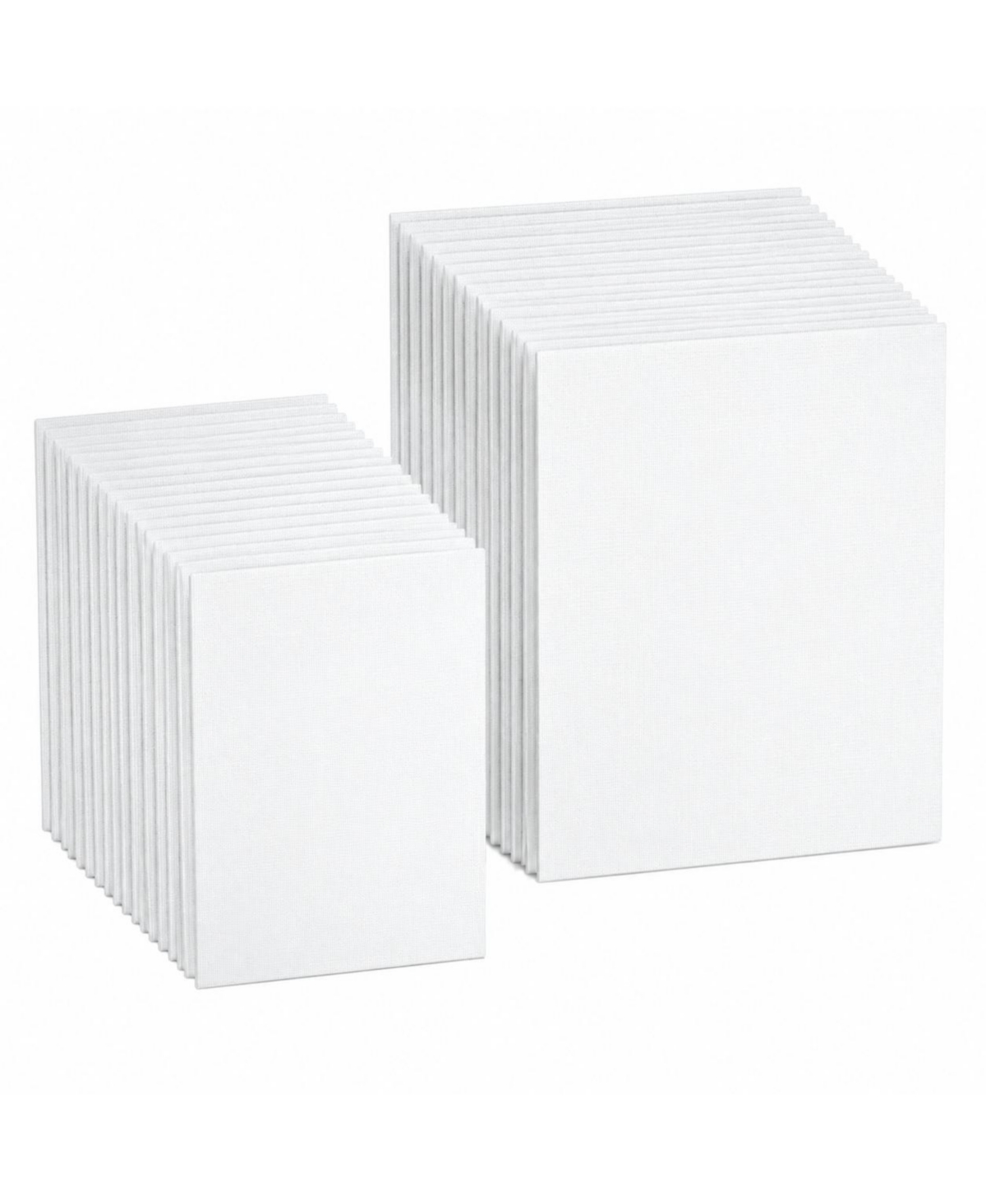 Lowking Blank Cotton Primed Painting Canvas Panels Multi Art Supplies for Artists - 36 pack