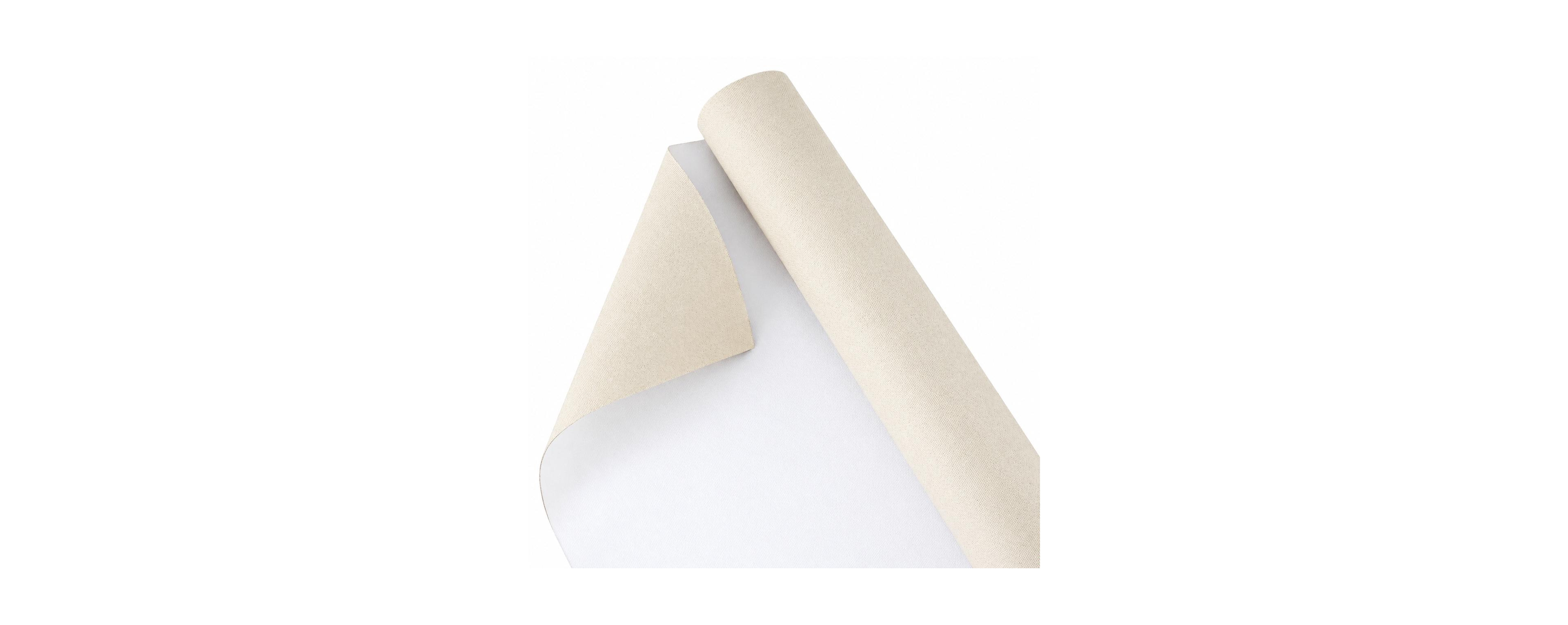 Lowking Cotton Primed Painting Canvas Roll Stretchable Easy Cut Multi Use Art Supplies