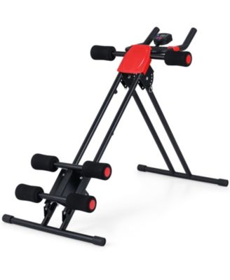 Foldable Abdominal Trainer Machine with Six Incline Settings
