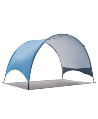3-Person UPF 50plus  Portable Beach Tent Sun Shelter with Carrying Bag for Camping Fishing