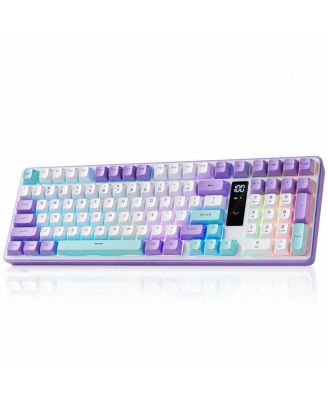 S99PRO V2 Tri-Mode RGB Backlit Wireless Keyboard for PC, Mac, Android, iOS