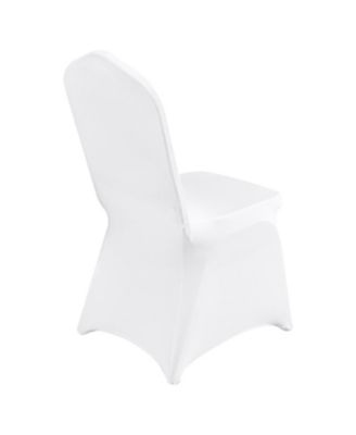 50-Piece Stretch Spandex Folding Chair Covers Washable Slipcovers for Wedding Banquet Party