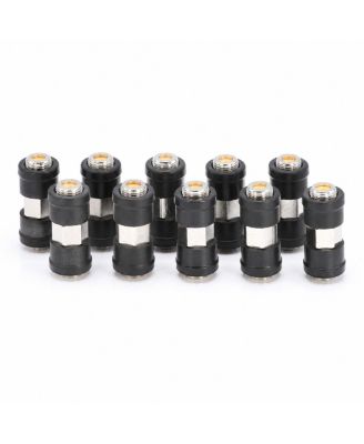 F-Type Coax Weather-Sealed Cable Connectors, 10-Pack