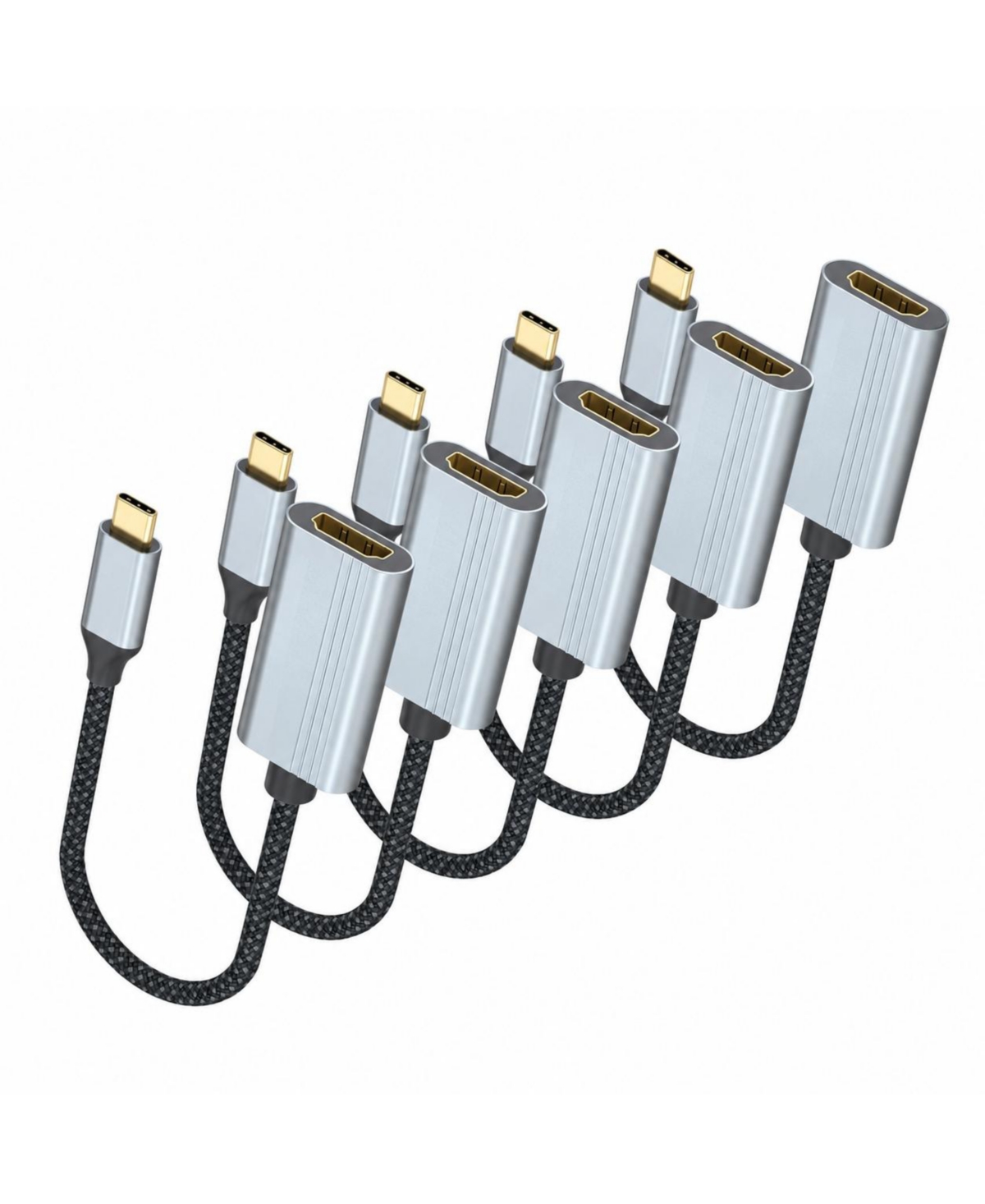 Lofree Usb-c to Hdmi 4K 60Hz Adapter 1 ft., 5-Pack