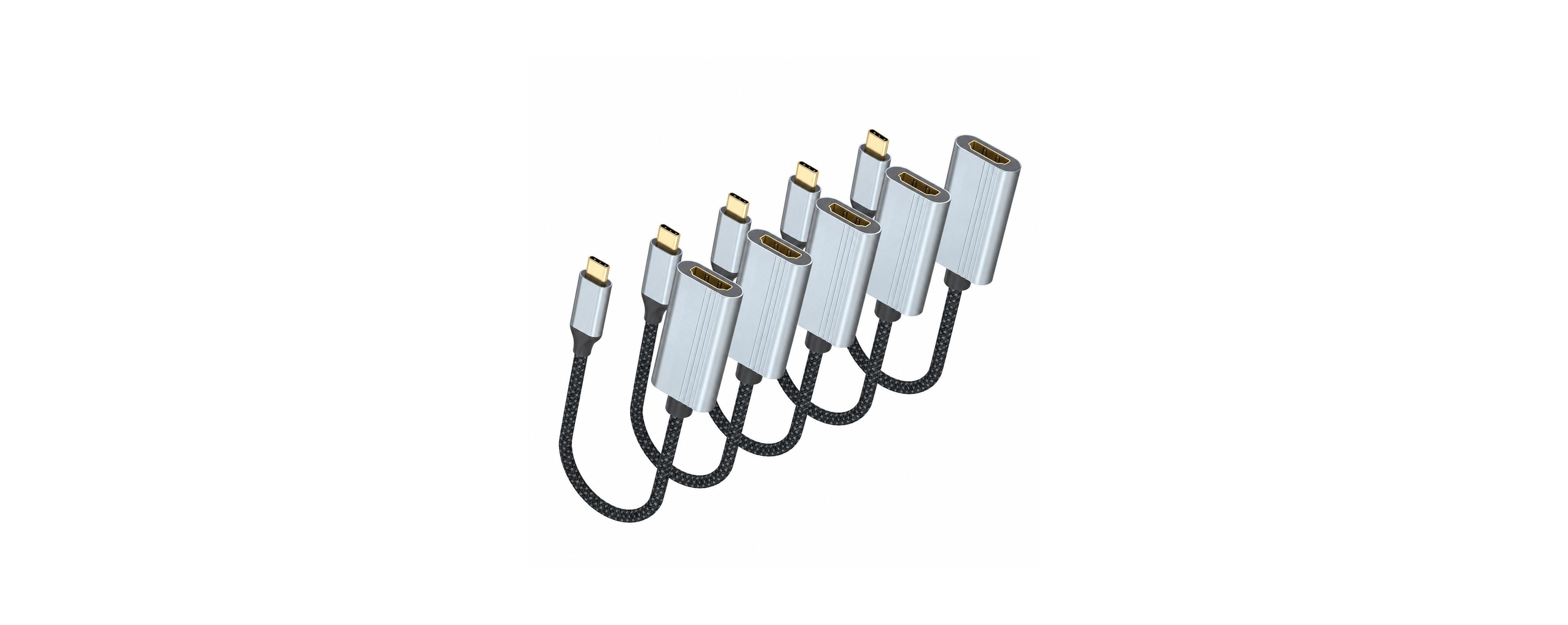 Lofree Usb-c to Hdmi 4K 60Hz Adapter 1 ft., 5-Pack