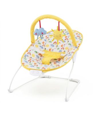 Portable Infant Bouncer Seat with Detachable Toy Bar