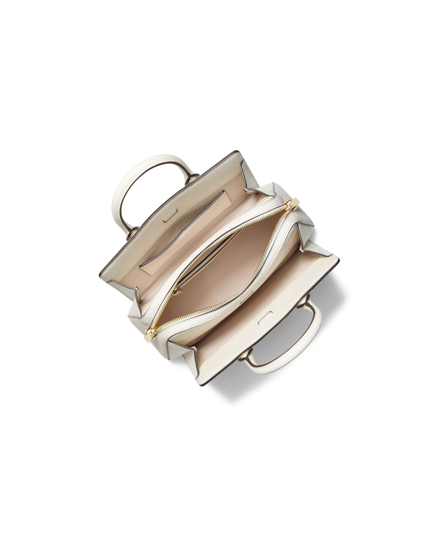 Женская сумка Michael Kors Laila Signature Small Satchel, цвет: Яичная скорлупа — фото 3