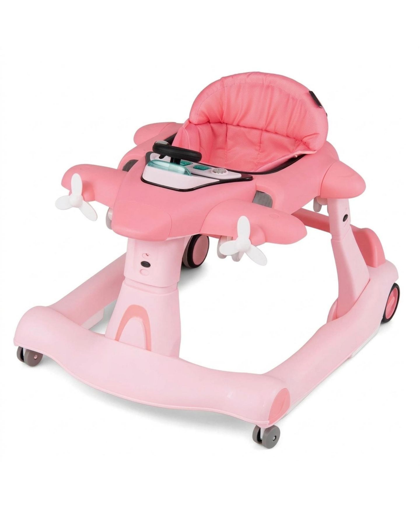 Детская игрушка SUGIFT 6-in-1 Baby Activity Center with Wheels and Detachable Play Platform, Ages 6-18 Months, цвет: Розовый — фото 5
