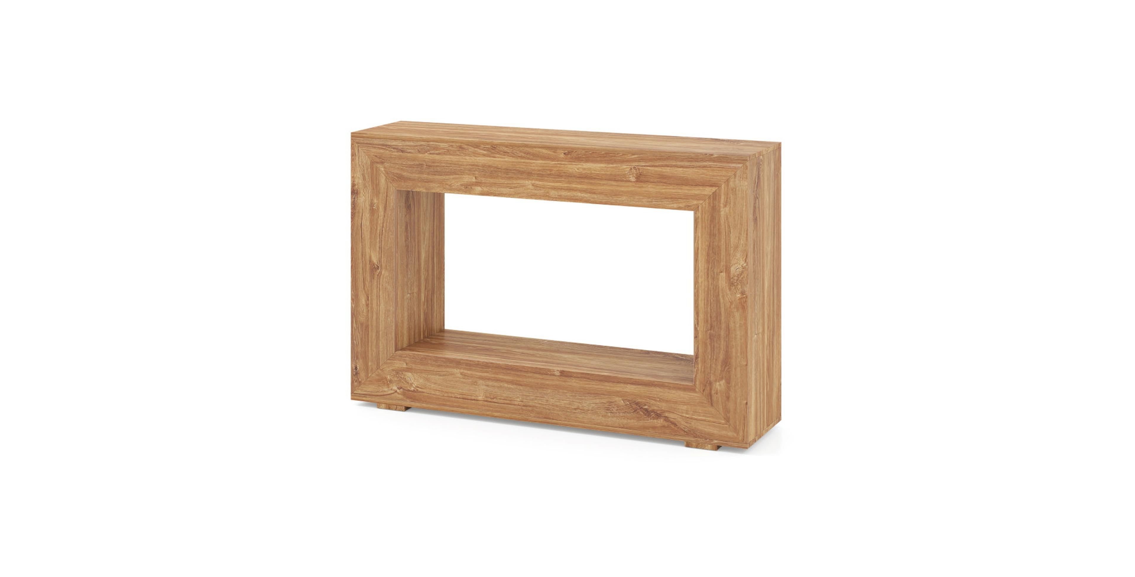 Gouun 47 in Farmhouse Console Table with Hidden Back Compartments
