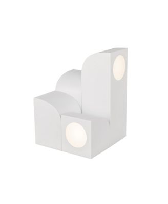 Gypsum 9-in Polished Brass LED Table Lamp