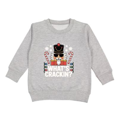 Baby Boys' What's Crackin Christmas Crewneck Long-Sleeve Sweatshirt