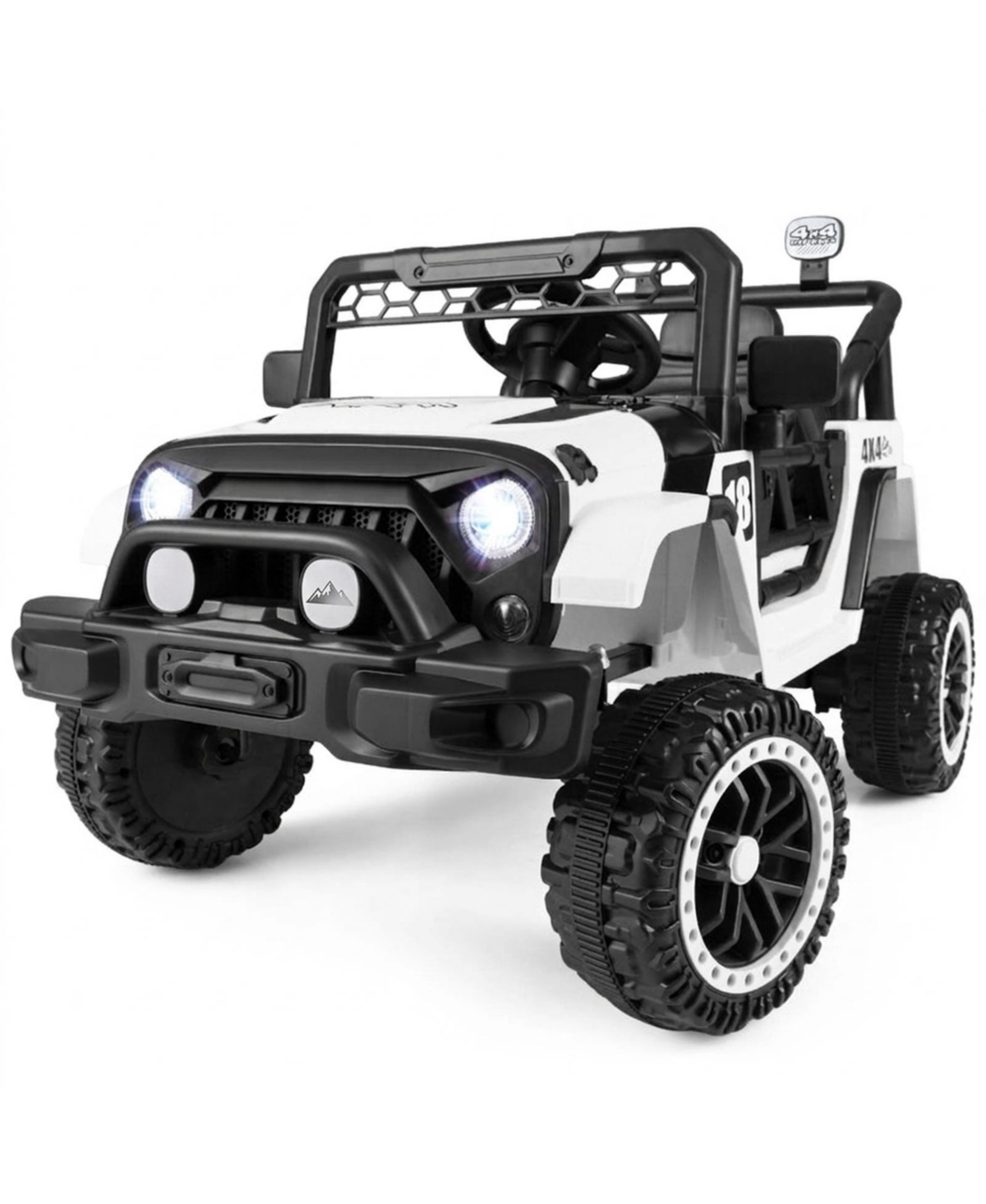 Hongge 12V Kids Ride On Truck with Three Speed Parent Remote