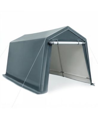 8.3 x 14 ft Portable Storage Shed with Roll-Up Zipper Door