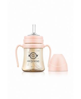 Baby Stage 1 Spill-Proof Silicone Straw Cup, 6M+