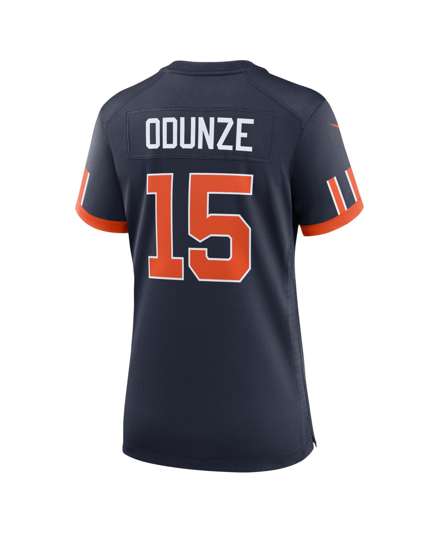 Женский топ Nike Rome Odunze Navy Chicago Bears 2026 Rivalries Collection Game Jersey — фото 4