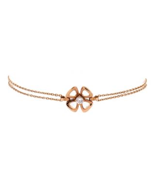 Fiorever Diamond Bracelet with Lobster Clasp (0.10 ct. t.w.) in 18K Rose Gold
