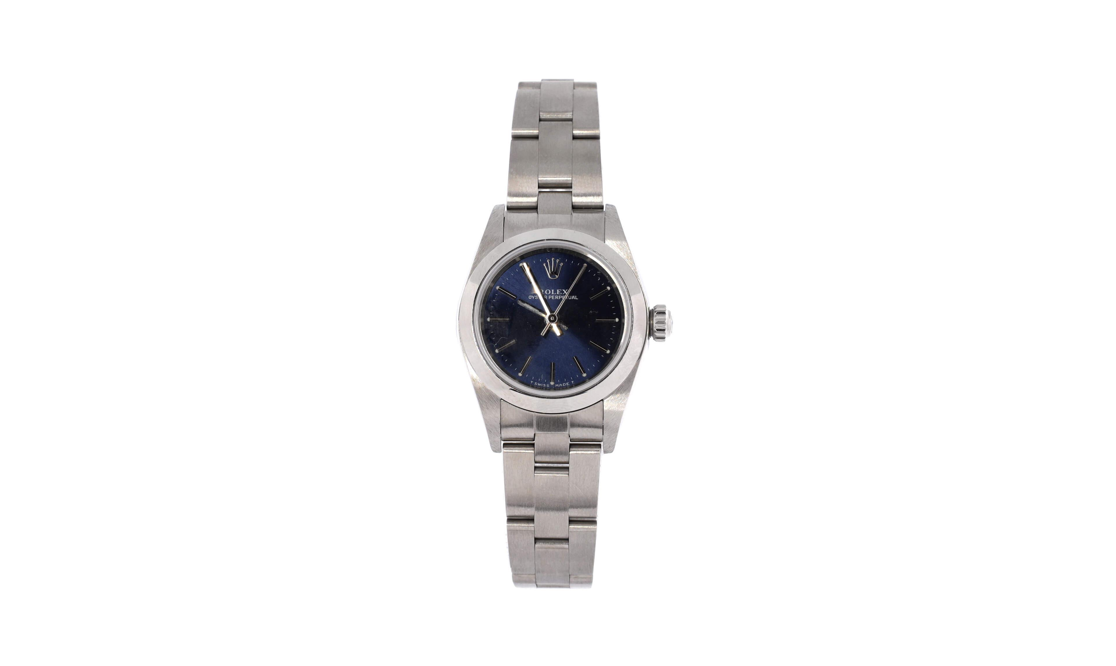 Pre-Owned Rolex Oyster Perpetual Automatic Watch in Stainless Steel 24mm