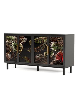 60.3" Storage Cabinet Control Console with 4 doors
