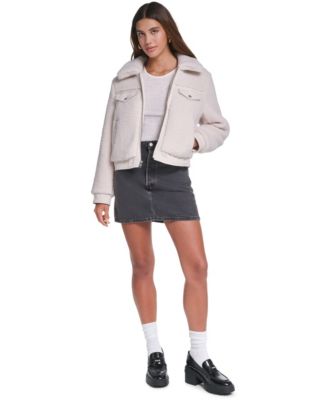 Women's Sherpa Zip-Front Jacket