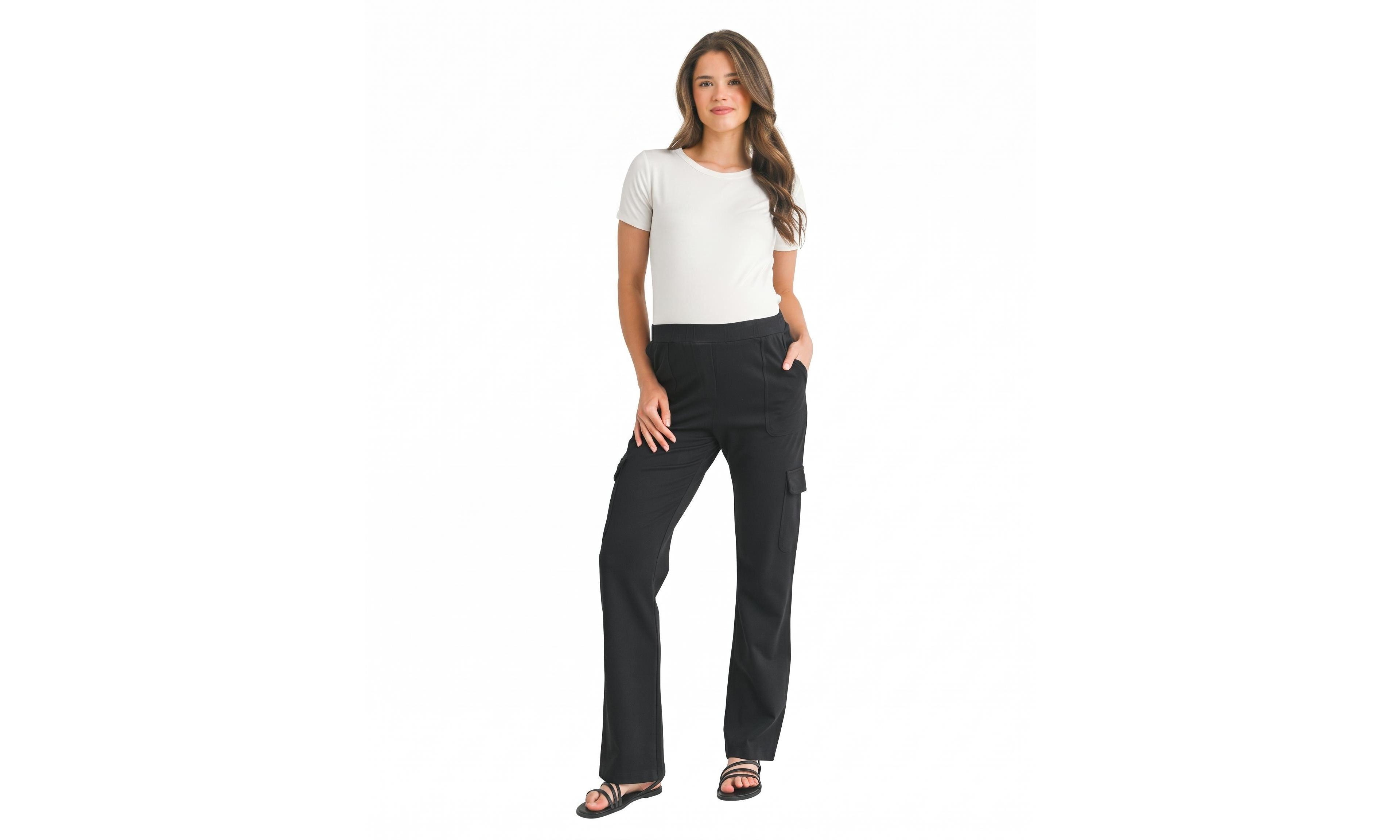 Hello Miz Women's Straight-Leg Cargo Pants