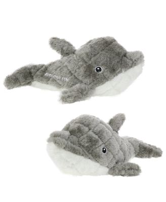 Ocean Dolphin 2 Pack, Durable Plush Squeaky Dog Toy