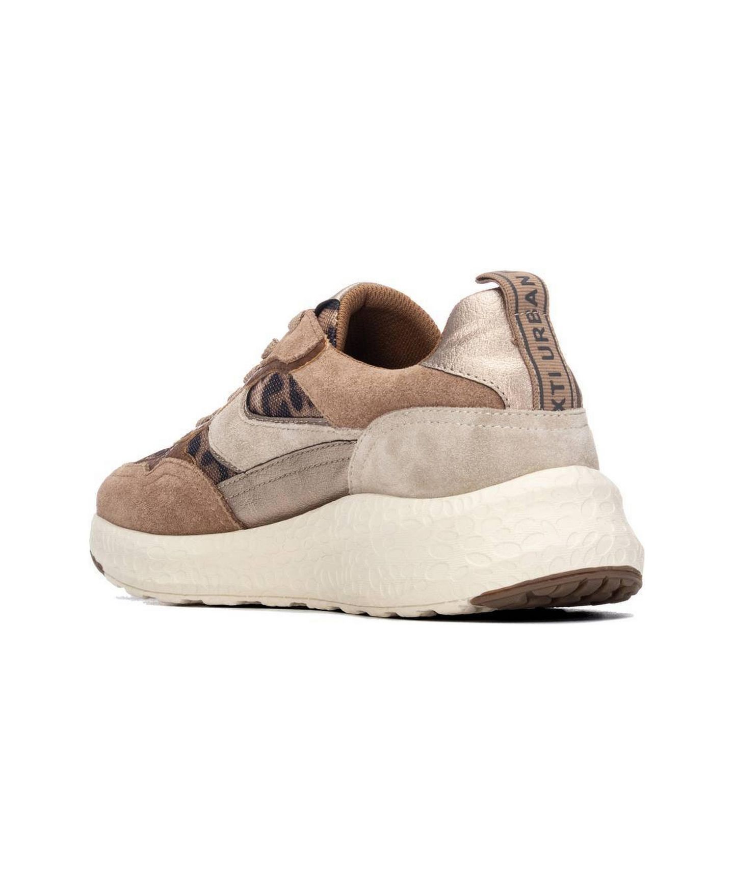Женские кроссовки XTI Faux Suede, цвет: Бежевый — фото 3