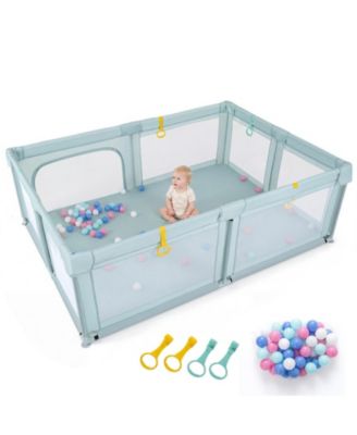Large Portable Baby Playpen with 50 Ocean Balls