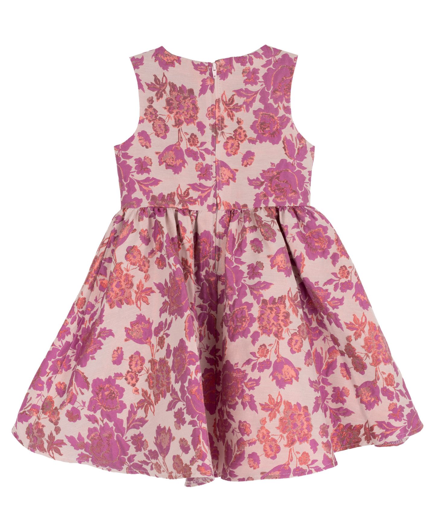 Платье Rare Editions Brocade Sleeveless для девочек, цвет: Ягодный — фото 2