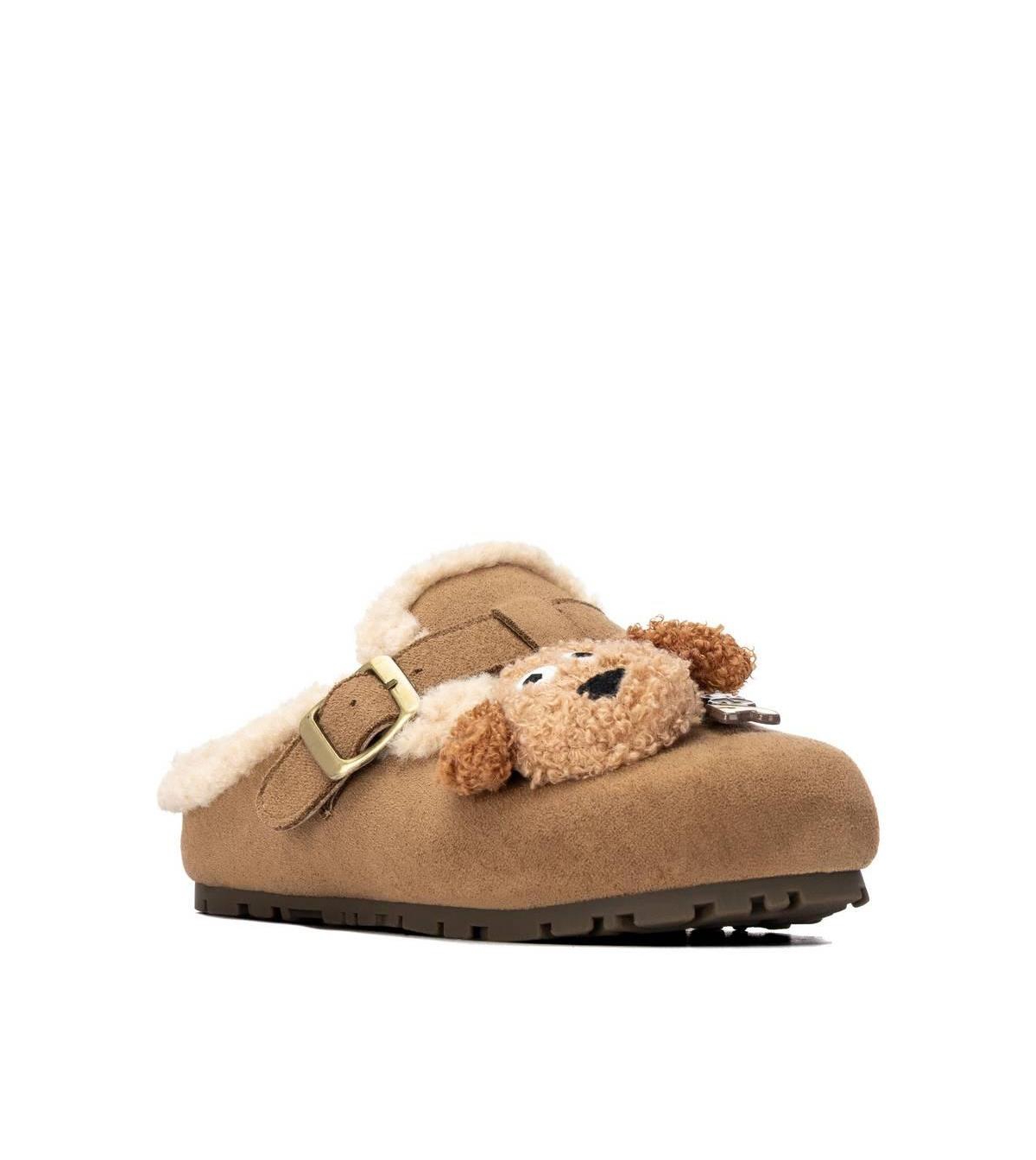 Xti Women's Faux Suede Round-Toe Clogs