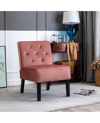 53" 2-Piece Velvet Tufted Accent Chair Set