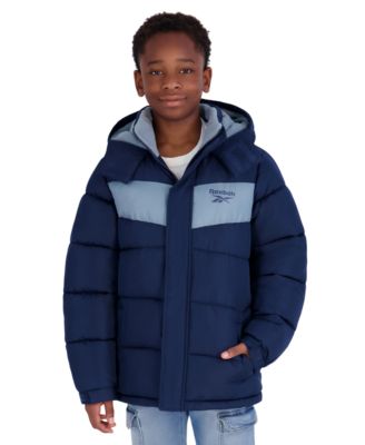 Boys' XS-XL Hooded Heavyweight Puffer Jacket