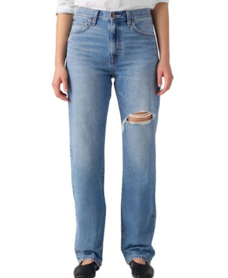 Women's Easy Dad High-Rise Straight-Leg Jeans