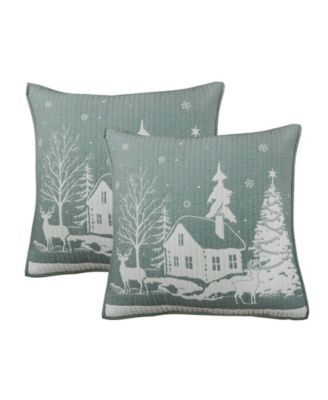 Winterscape 2-Piece Sham Set, European