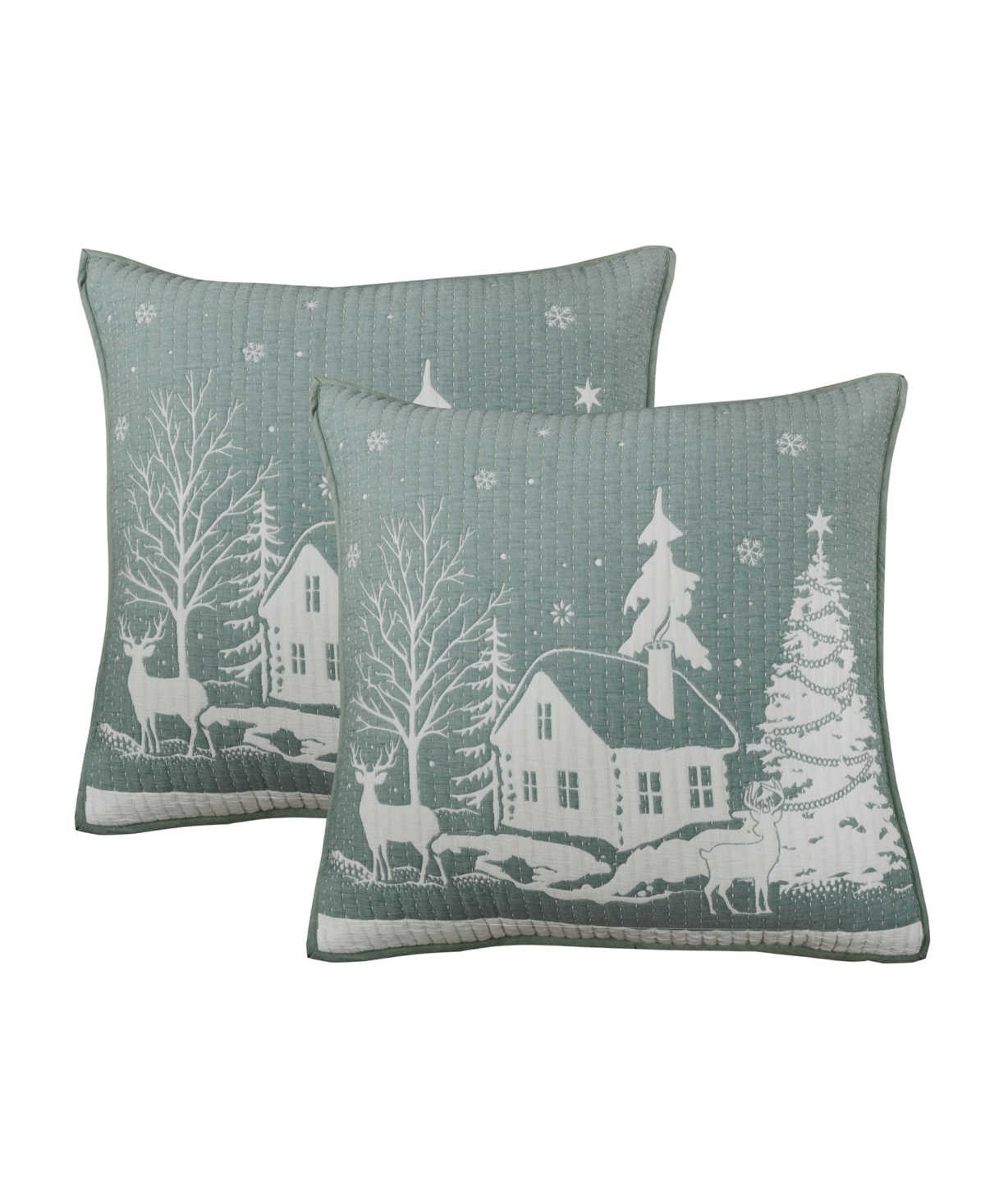 Levtex Home Winterscape 2-Piece Sham Set, European