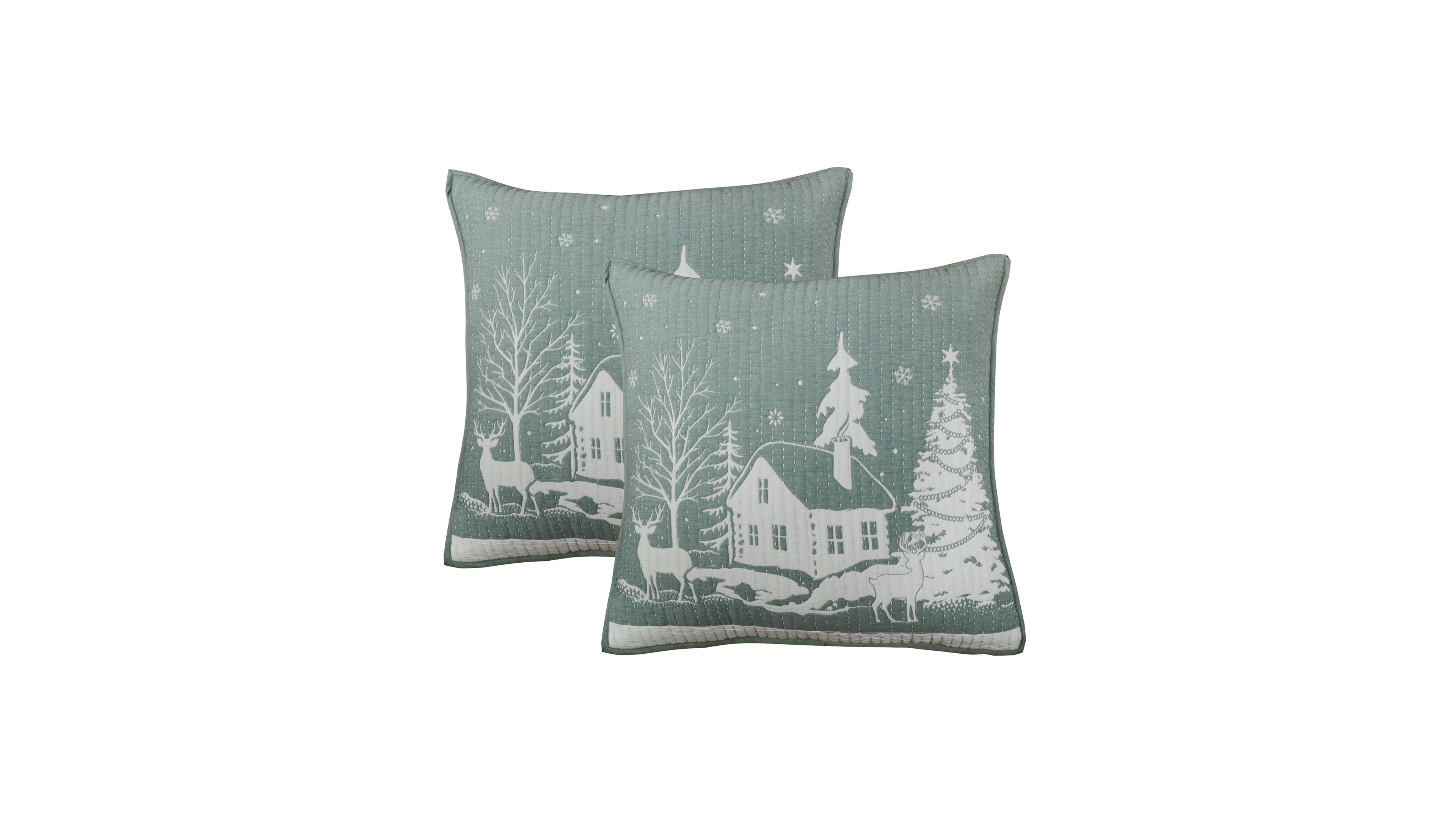 Levtex Home Winterscape 2-Piece Sham Set, European
