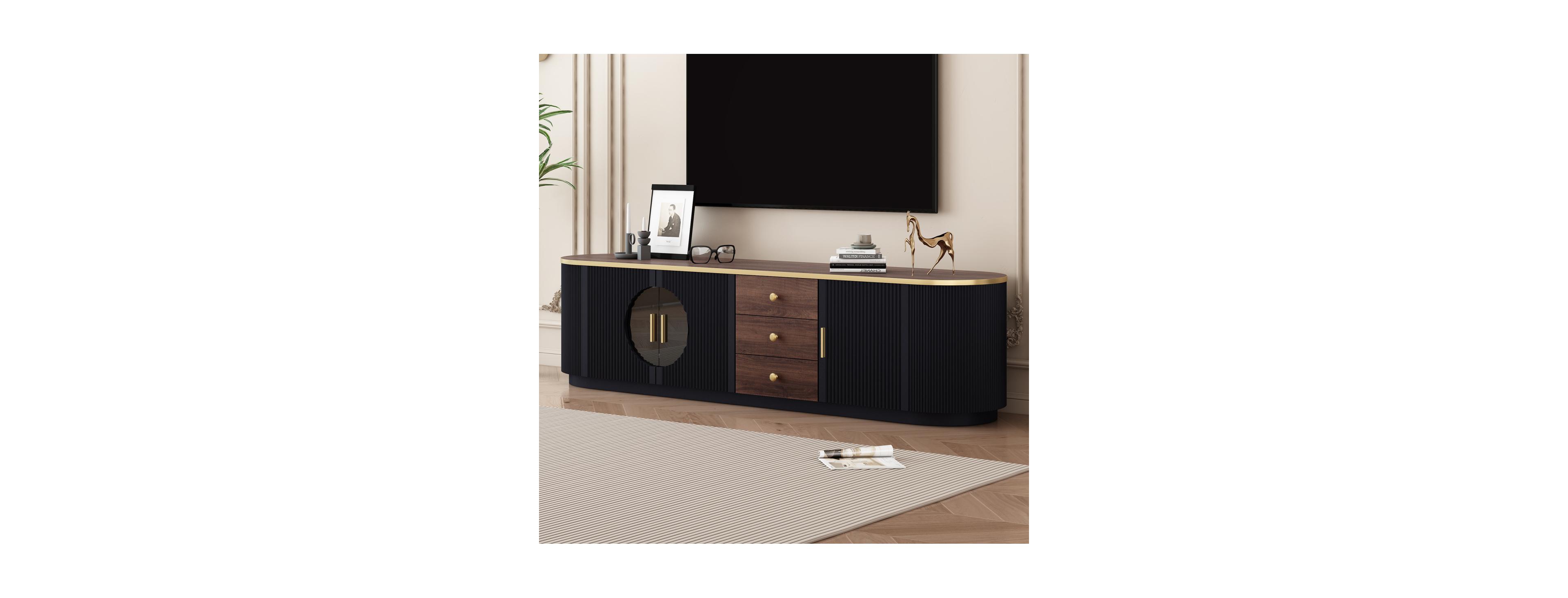 Streamdale Furniture 70.8" Modern Minimalist Tv Stand for TVs up to 80