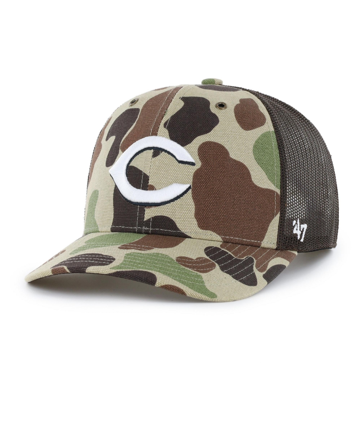 '47 Brand Men's Camo Cincinnati Reds Duck Camo Trucker Hat - Camo