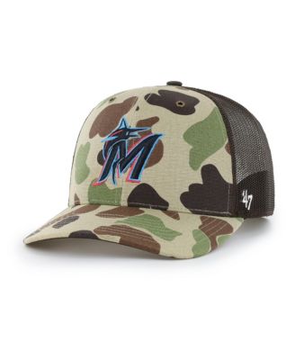 Men's Camo Miami Marlins Duck Camo Trucker Hat