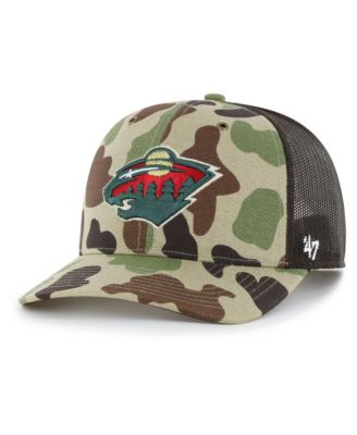Men's Camo Minnesota Wild Duck Camo Trucker Hat