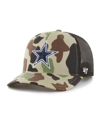 Men's Camo Dallas Cowboys Duck Camo Relaxed Trucker Hat