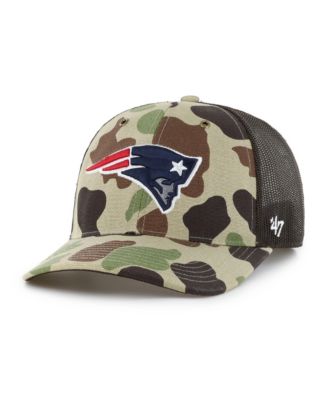 Men's Camo New England Patriots Duck Camo Relaxed Trucker Hat