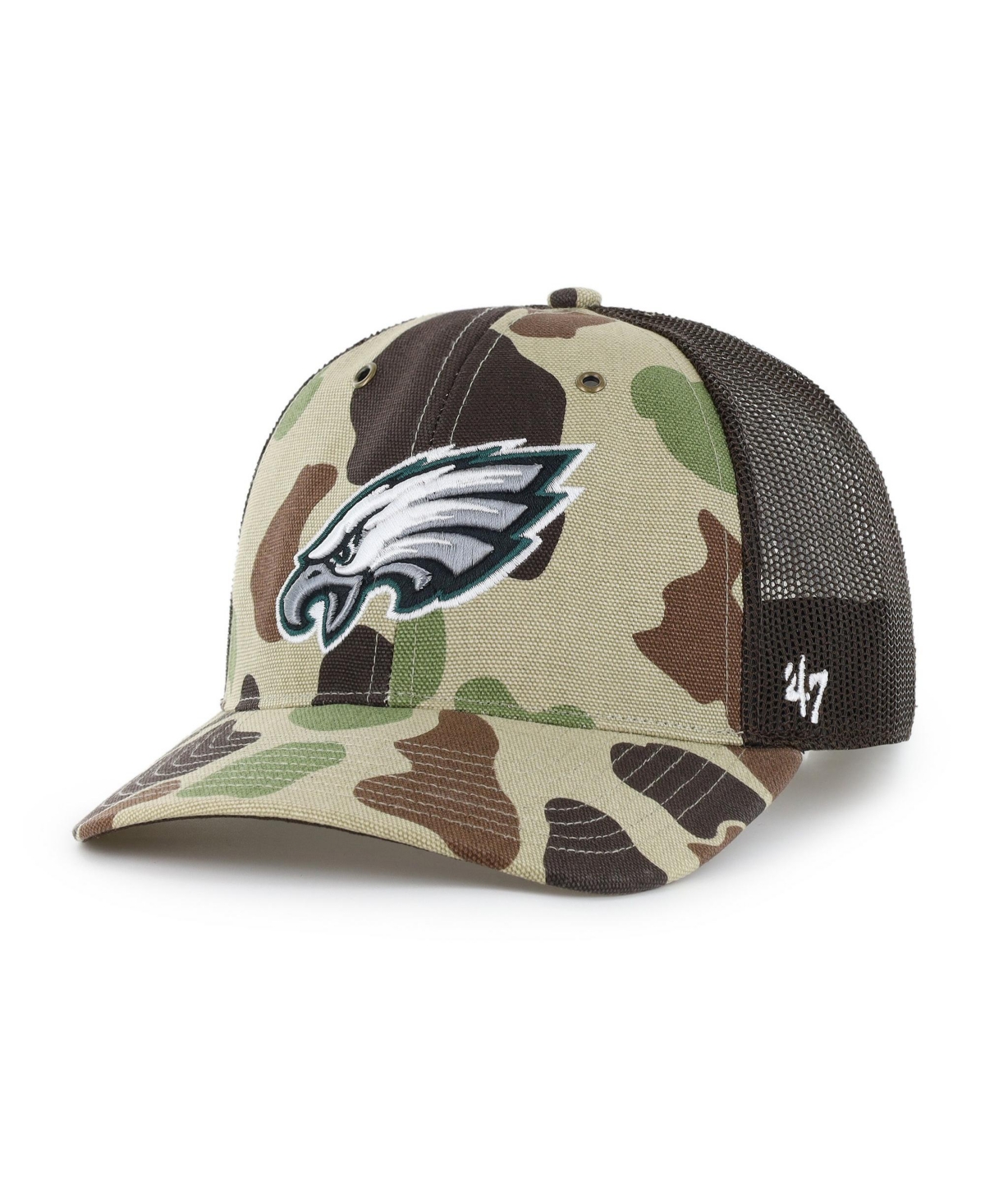 '47 Brand Men's Camo Philadelphia Eagles Duck Camo Relaxed Trucker Hat - Camo