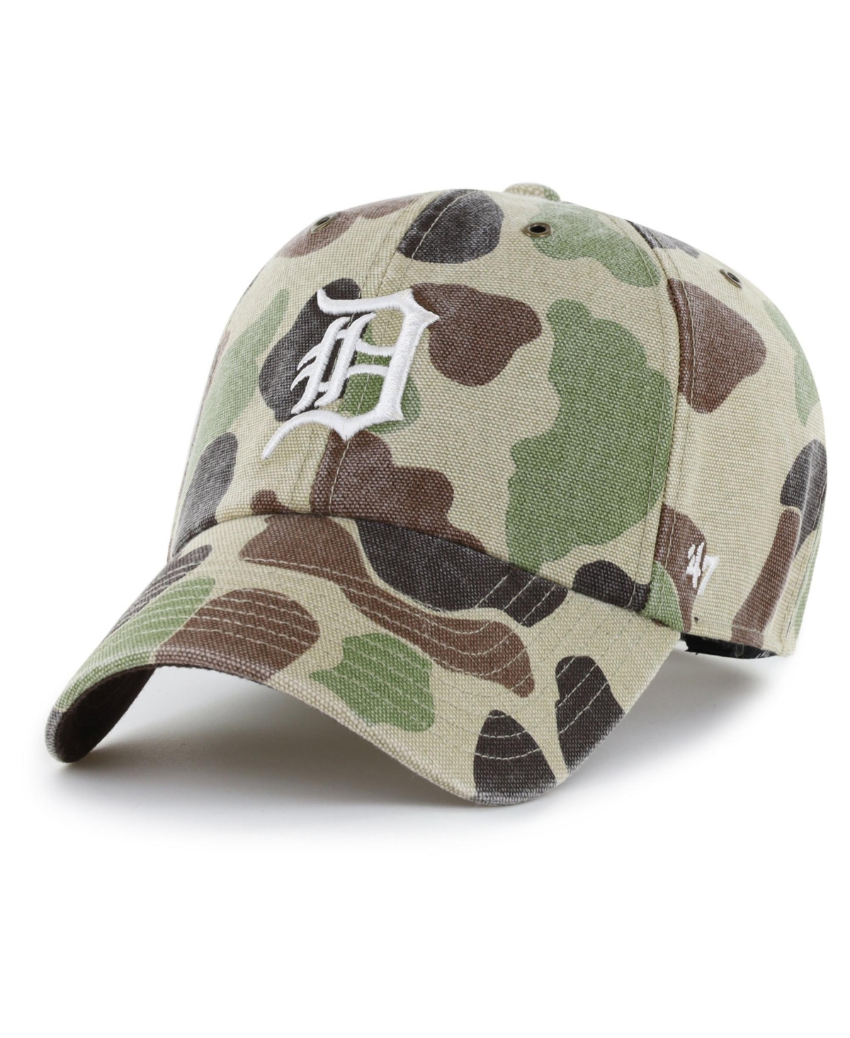 '47 Brand Men's Camo Detroit Tigers Duck Camo Clean Up Adjustable Hat - Camo