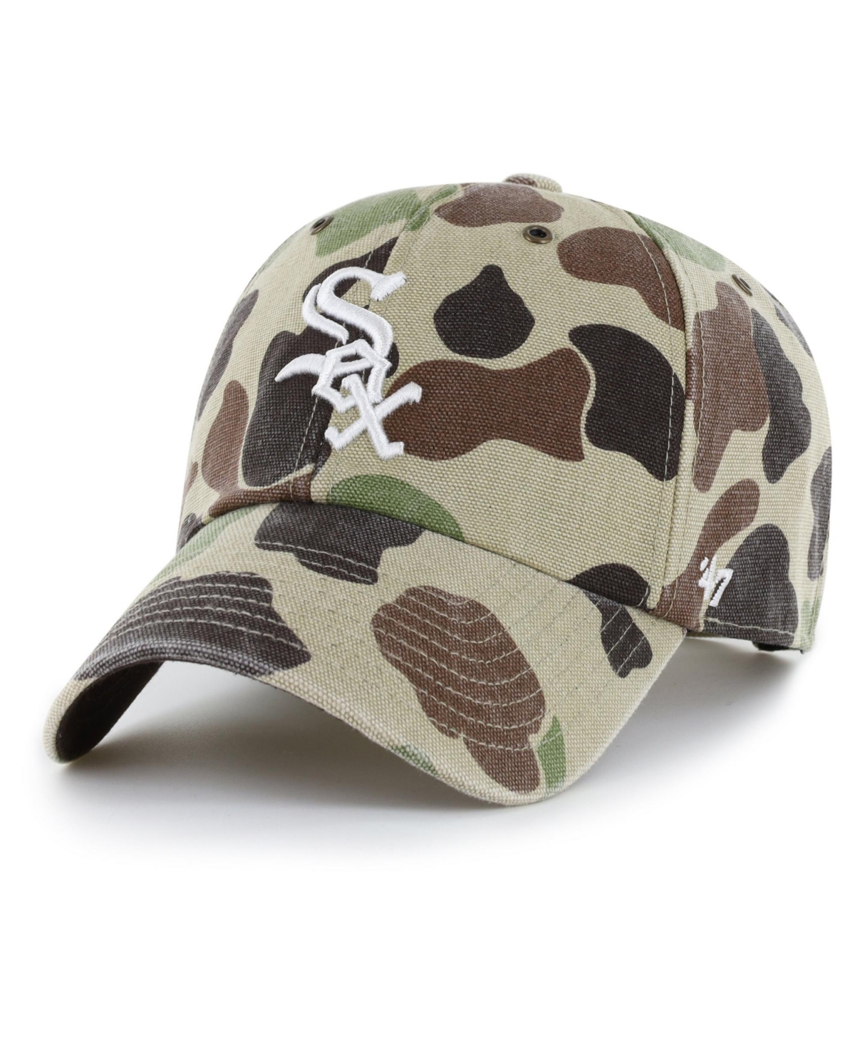 '47 Brand Men's Camo Chicago White Sox Duck Camo Clean Up Adjustable Hat - Camo