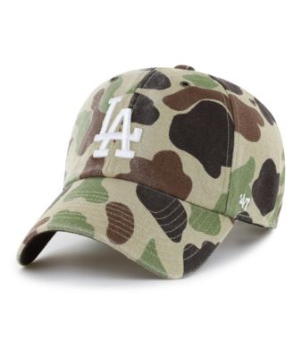 Men's Camo Los Angeles Dodgers Duck Camo Clean Up Adjustable Hat