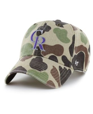 Men's Camo Colorado Rockies Duck Camo Clean Up Adjustable Hat