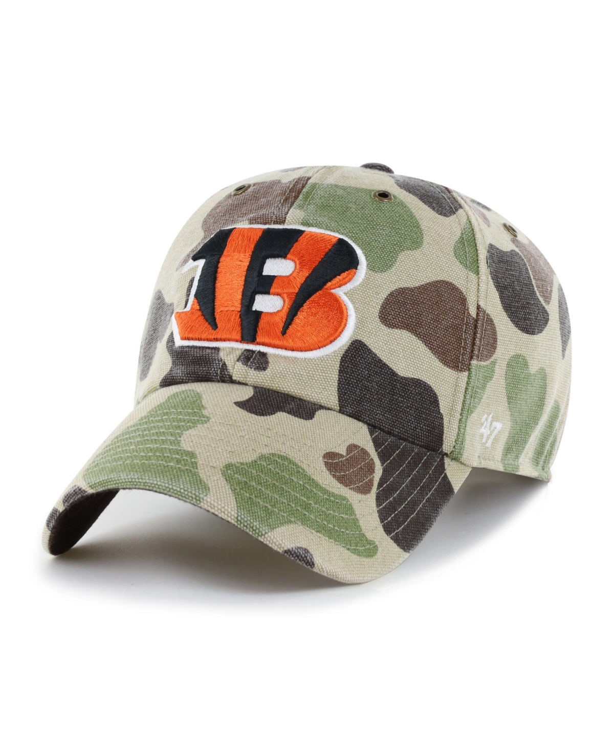 '47 Brand Men's Camo Cincinnati Bengals Duck Camo Clean Up Adjustable Hat - Camo