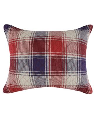 Nicholas Plaid All Seasons Cotton Pillow Sham, Standard