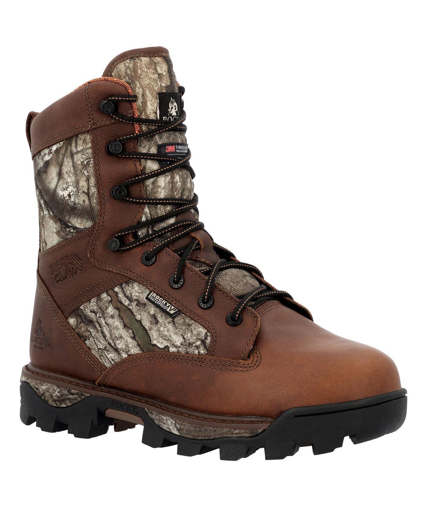 Мужские ботинки ROCKY BearClaw 1000G Insulated Hunting Boot, цвет: Коричневый — фото 7