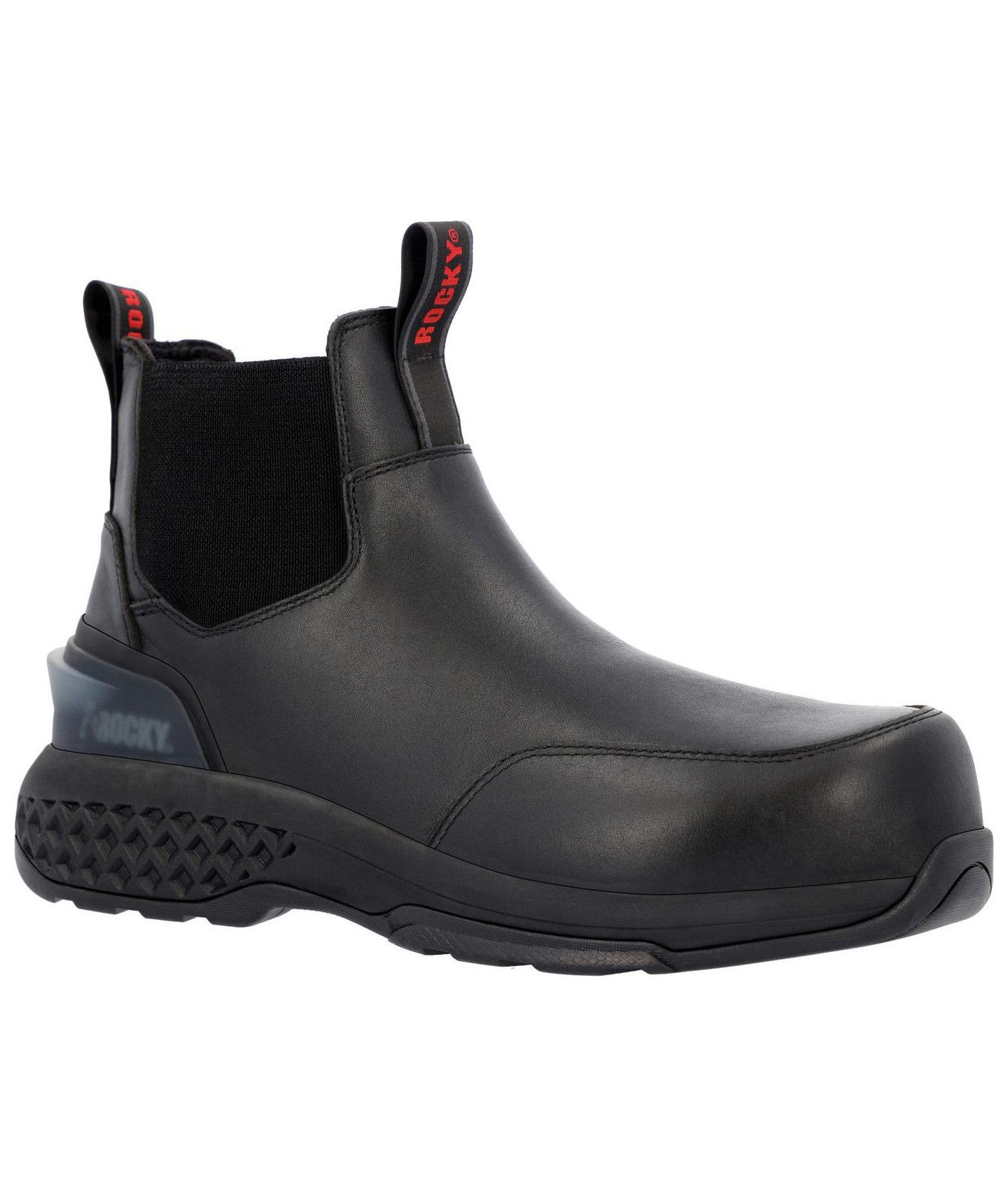 Мужские ботинки ROCKY Code Station Slip-On Composite Toe Boot, цвет: Чёрный — фото 8